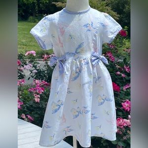 Light, Airy Baby Lulu Dress Sz 5 Butterflies & Bows Beautiful!